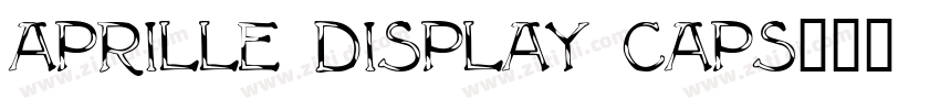 Aprille Display Caps字体转换